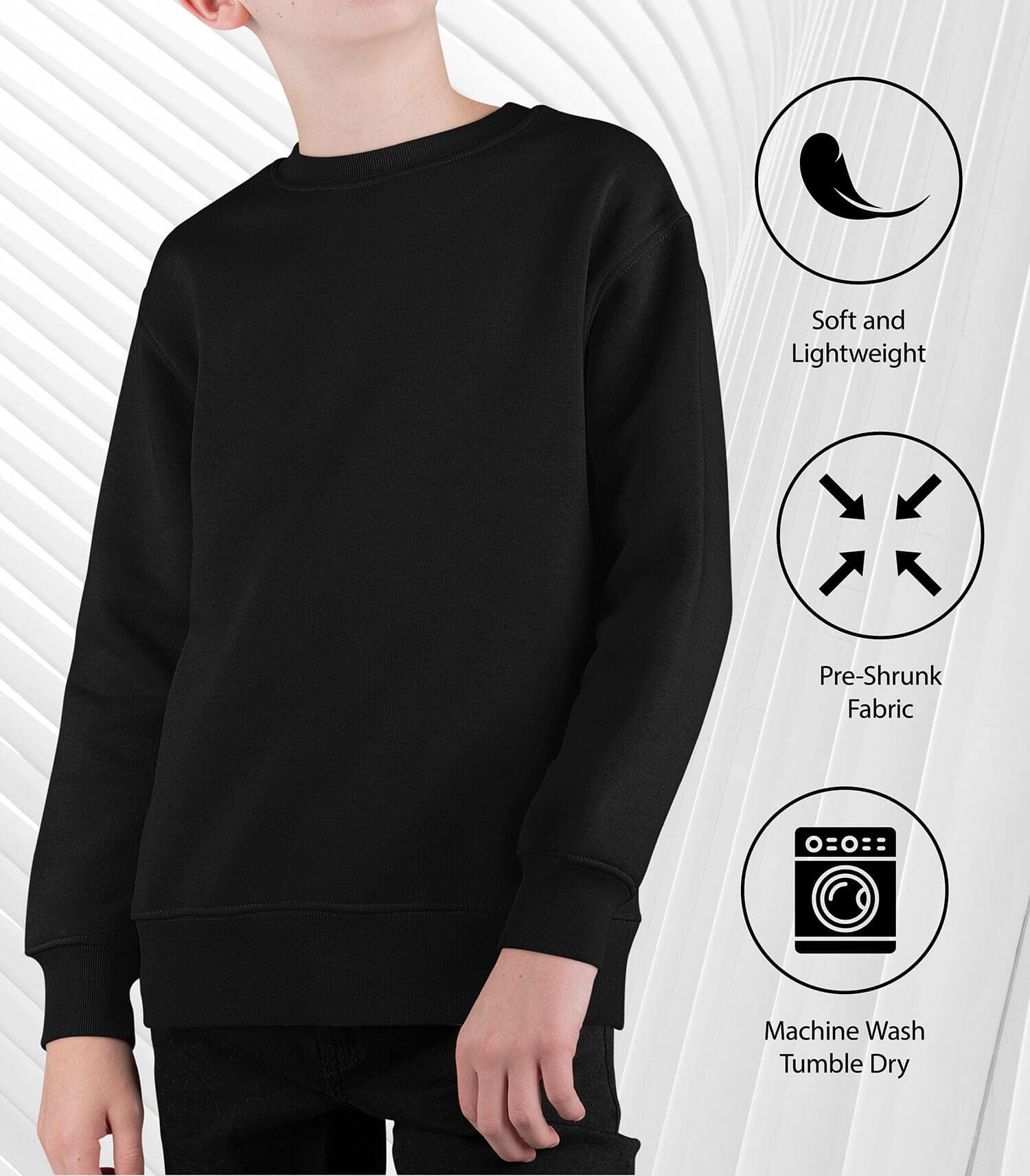 HYBRID APPAREL Good Burger Fleece Sweatshirt for Toddler & Youth - Soft Crewneck Pullover for Boys & Girls - Perfect for School, Playdates & Family Outings