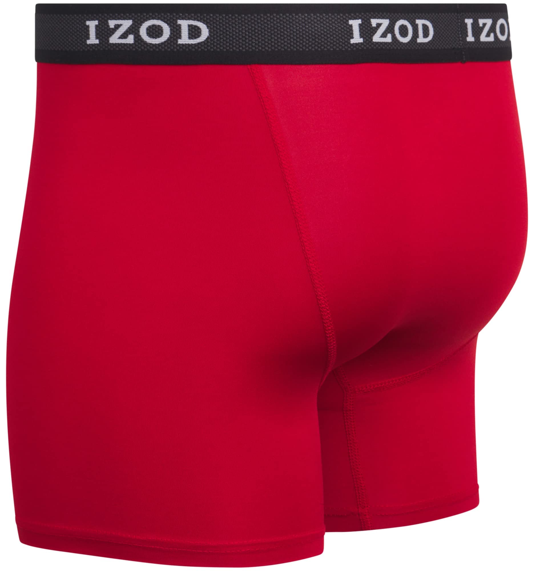 IZOD Men's Performance Boxer Briefs 5-Pack - Breathable Mesh Pouch Underwear for Active Lifestyle | Gym, Workout & Everyday Comfort