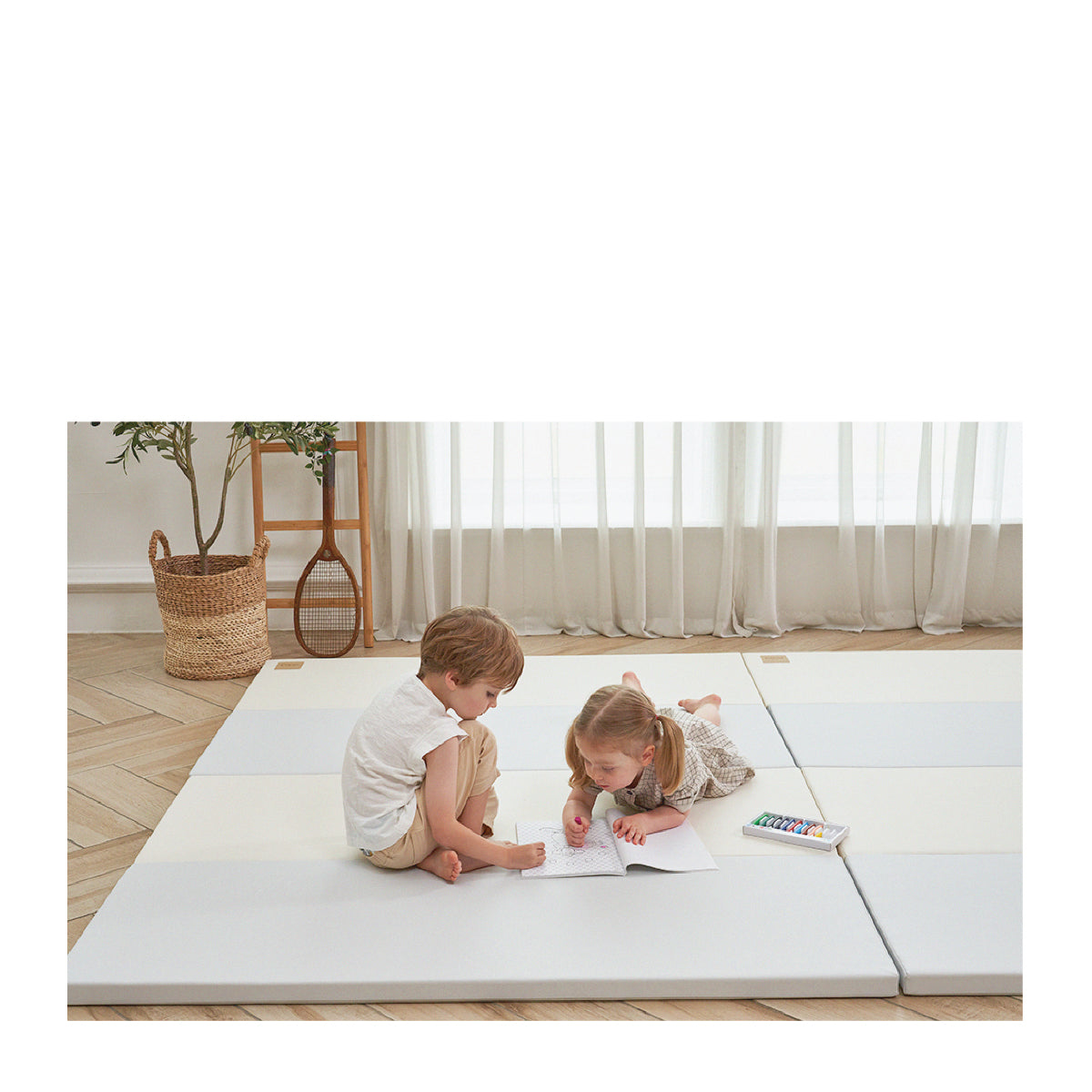 Caraz Q4 Extra Thick Foldable Play Mat 63