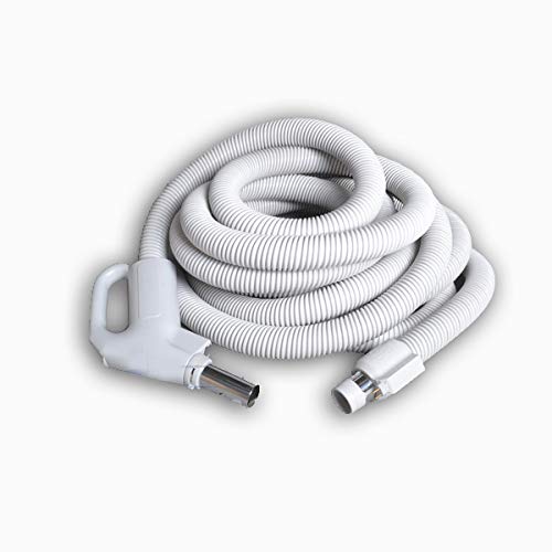 Plastiflex Central Vacuum Cleaner 35Ft Direct Connect Hose Replacement Part - Compatible with SZ130138035BDUI - Perfect for Home Cleaning & Hard-to-Reach Areas