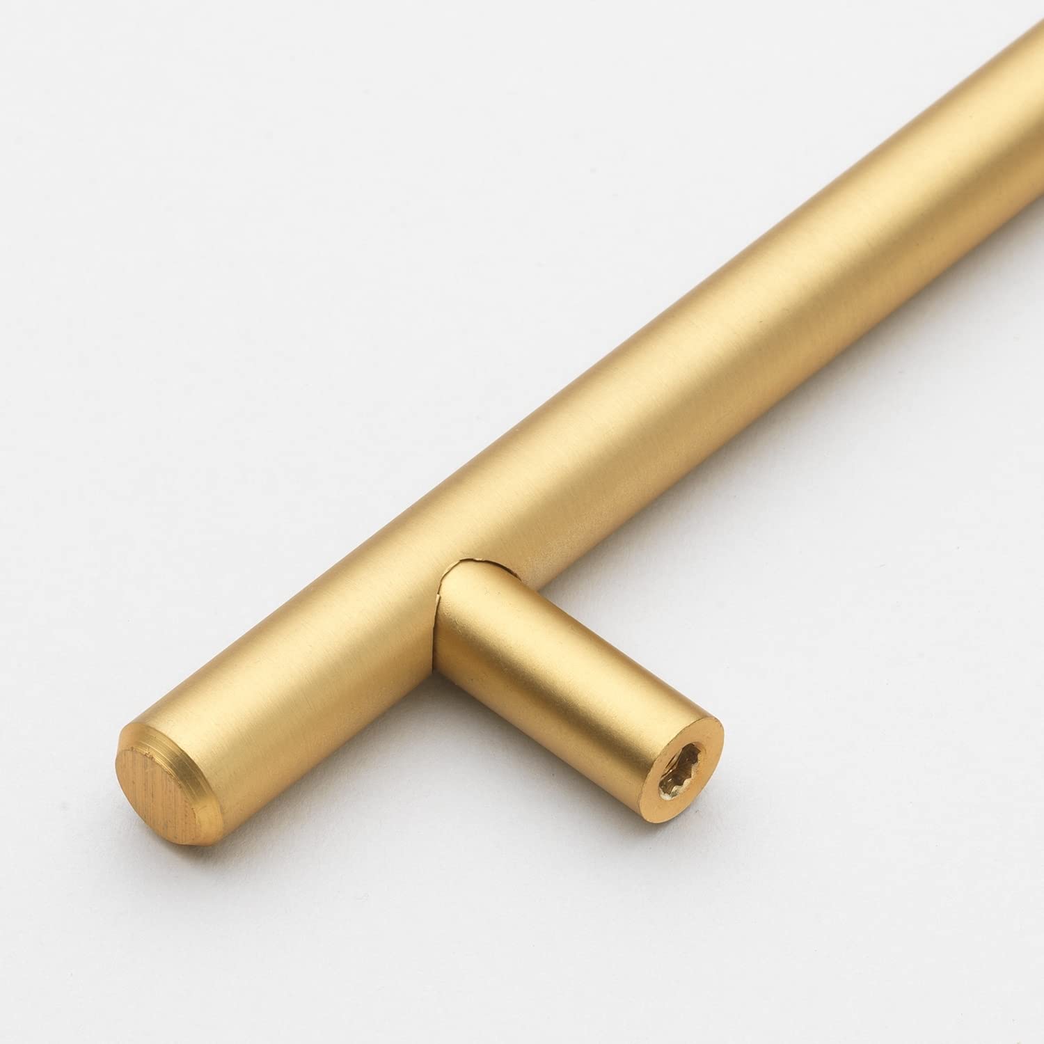 GlideRite 9-inch Satin Gold Cabinet Bar Pulls - Pack of 25 - Solid Brass Cabinet Handles for Kitchen, Bathroom & Furniture - Modern Hardware for Drawers & Cabinets