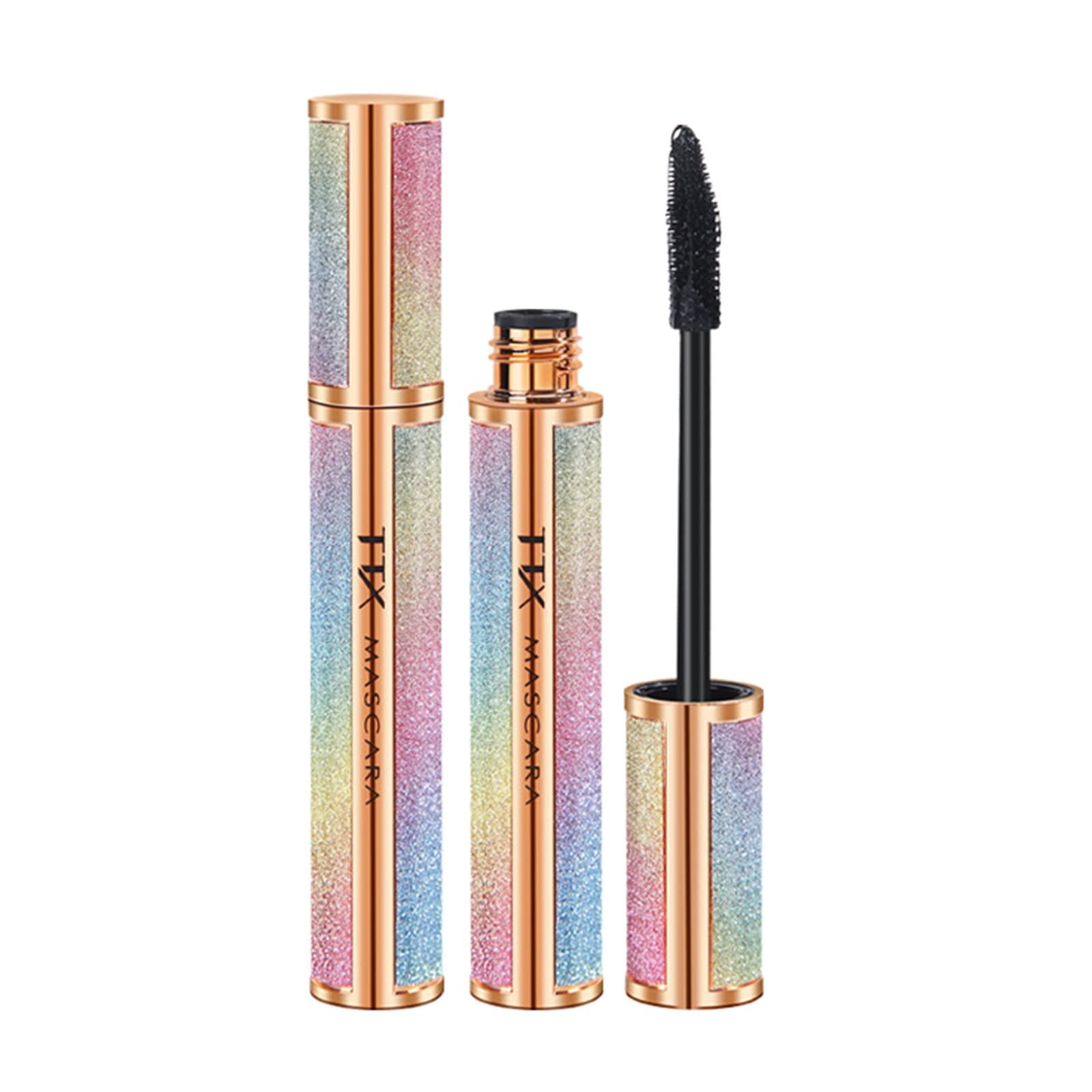 4D Silk Fiber Waterproof Mascara - Long Lasting, Smudge Proof, Volumizing & Curling for Starry Sky Lashes | Perfect for Night Out, Date Night & Special Occasion Makeup