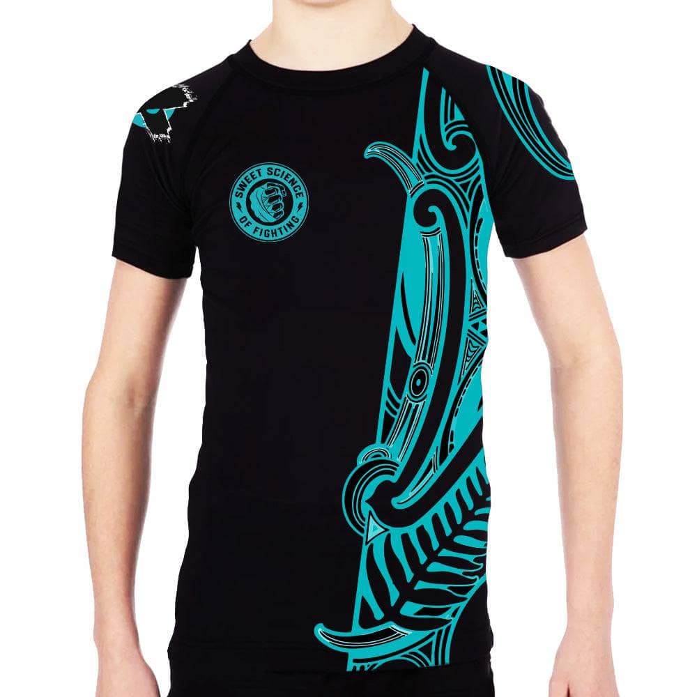 Taniwha Protective Guardian BJJ Rash Guard - Long Sleeve Compression Shirt for Brazilian Jiu-Jitsu, MMA & Grappling - Moisture Wicking & UV Protection for Training & Competition