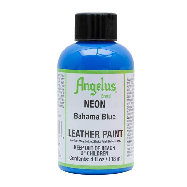 ANGELUS Neon Acrylic Leather Paint - 4 fl oz Bottle - Vibrant Colors for Leather Shoes, Bags & DIY Crafts - Perfect for Customizing Sneakers, Jackets & Accessories