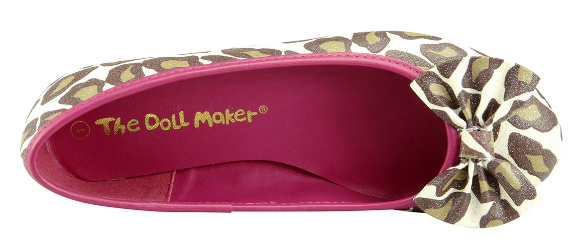 The Doll Maker Glitter Ballet Flats for Women - Sparkly Comfortable Slip-On Shoes for Dance, Party & Everyday Wear