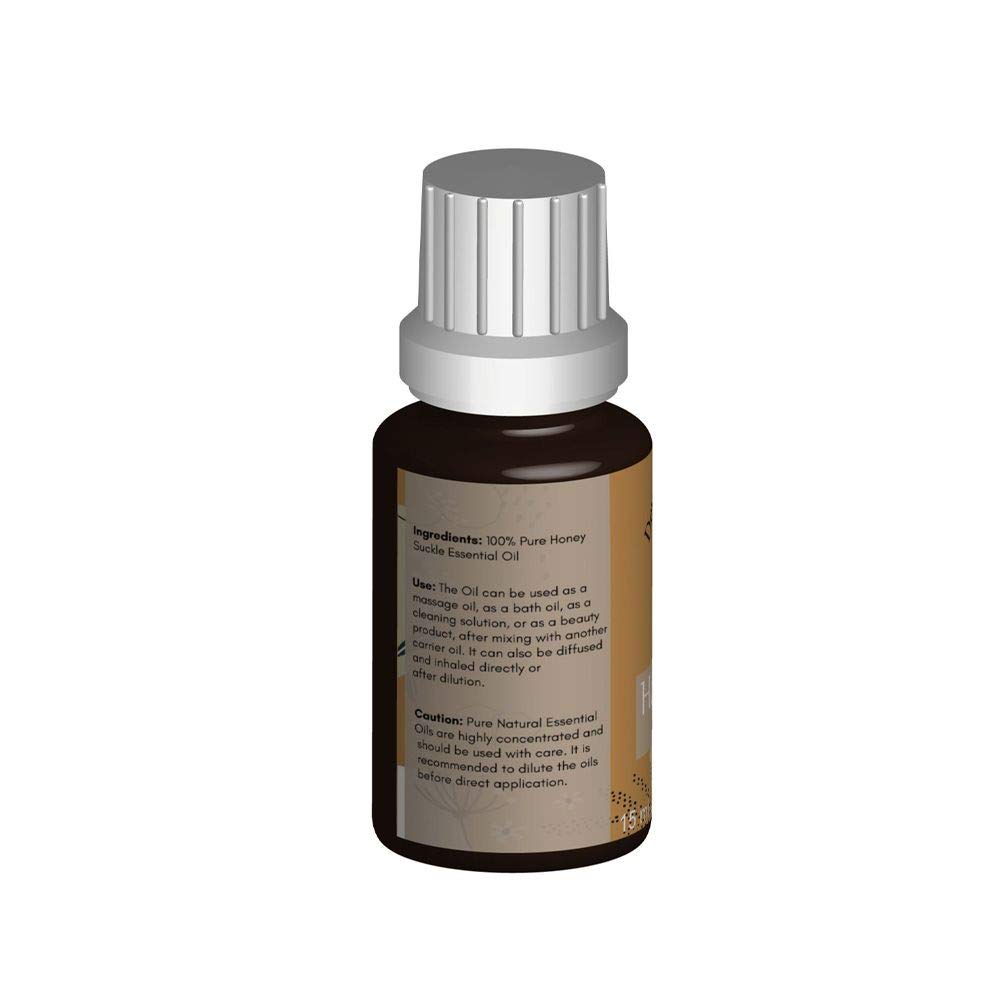 Pure Honey Suckle Essential Oil - 100% Natural Aromatherapy Oil for Relaxation, Stress Relief & Skin Care | Perfect for Diffusers, Massage & DIY Beauty Products