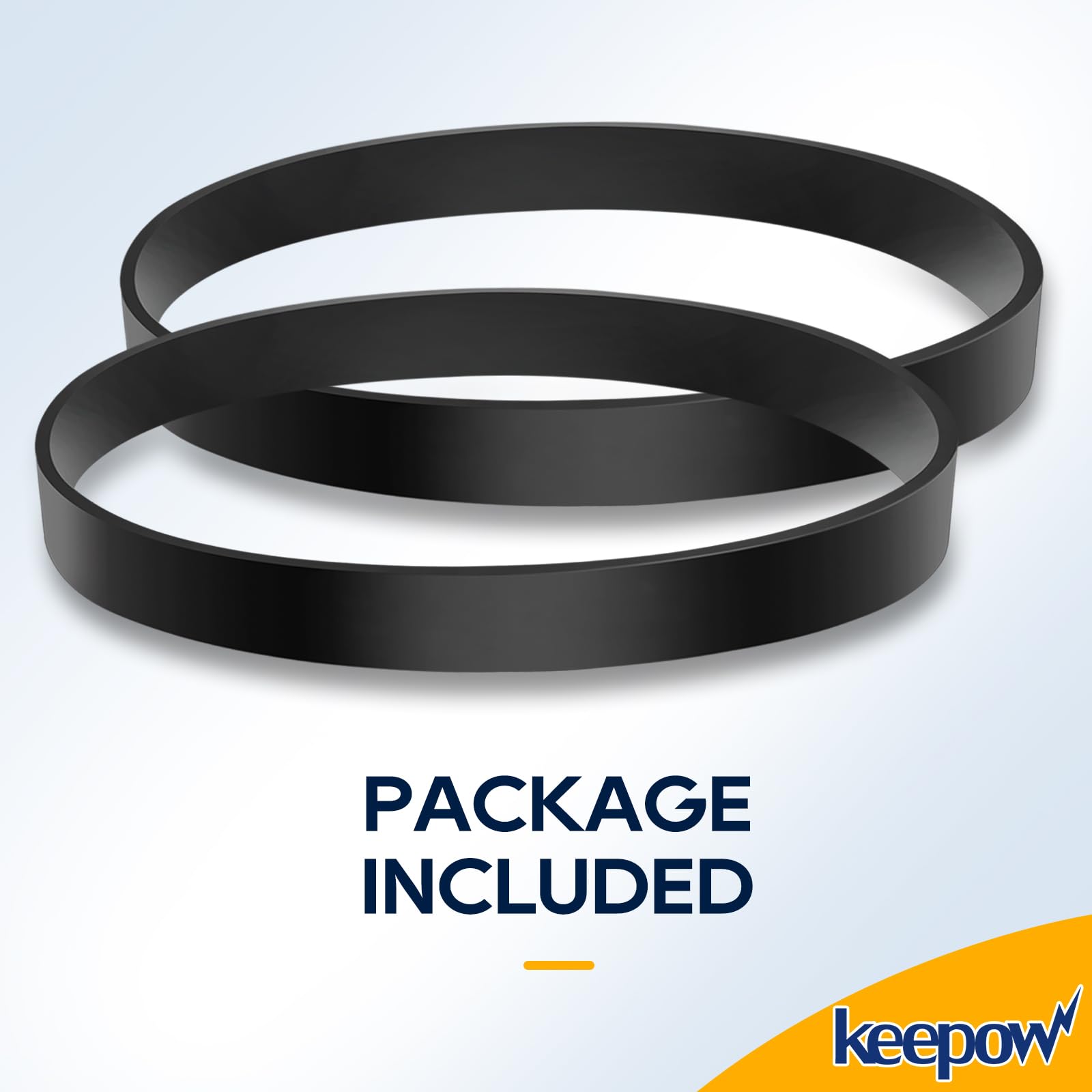 KEEPOW 2-Pack Replacement Belts for Hoover High Performance Vacuum Cleaner Elite Swivel XL Pet Upright Models UH75200, UH75210, UH75250, UH75110, UH75100, UH75150, UH75160 Series - Perfect for Pet Hair Removal and Deep Carpet Cleaning