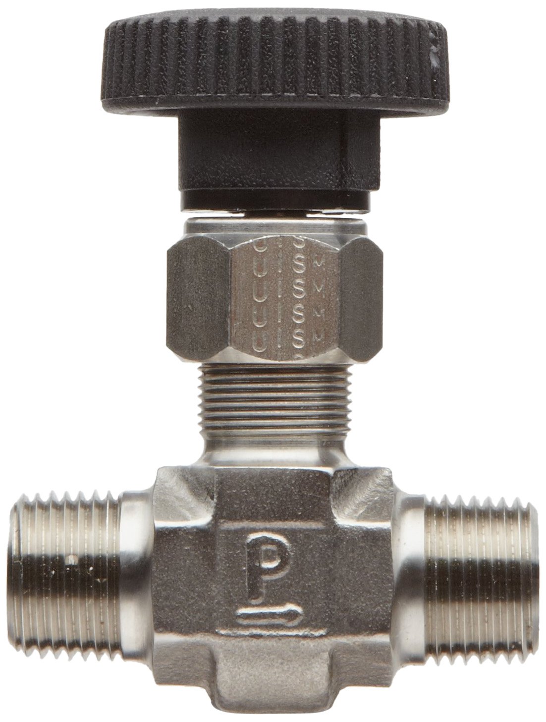 Parker V Series 316 Stainless Steel Needle Valve with Hand Wheel - 1/4