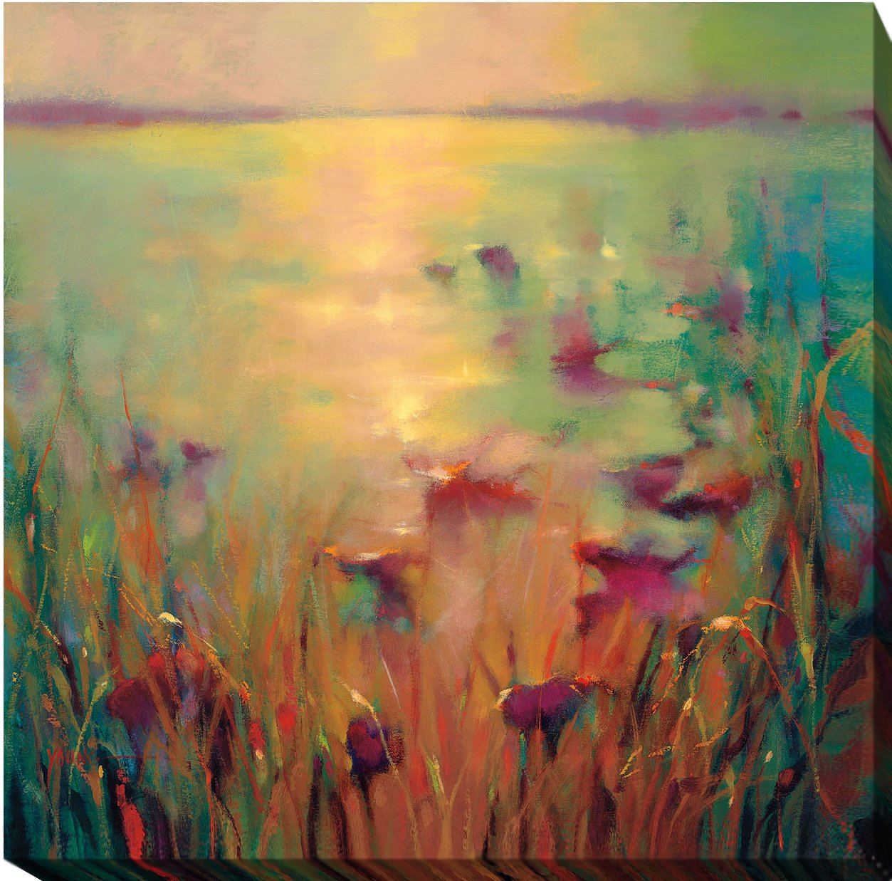 Artistic Home Gallery 3636AM180CG Morning - Elegant Wall Art Painting for Living Room, Bedroom & Office Decor - Perfect for Home Interior Design & Gift Giving