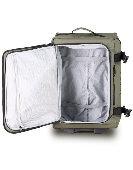 Tosca Delta TCA970 24-Inch Medium Upright Duffle Bag in Khaki - Perfect for Travel, Gym, and Weekend Getaways