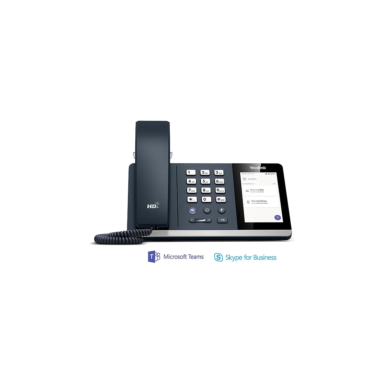 Yealink MP50 USB Business Phone - Microsoft Teams & UC Compatible for Office Communication & Remote Work