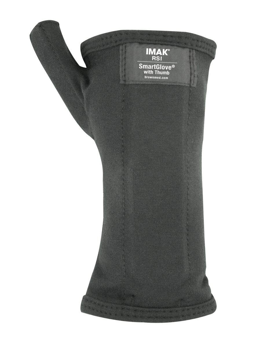 IMAK SmartGlove for Hand & Elbow Support - Large Size with Adjustable Thumb | Pain Relief for Arthritis, Carpal Tunnel & Tendonitis | Perfect for Typing, Gaming & Sports Activities