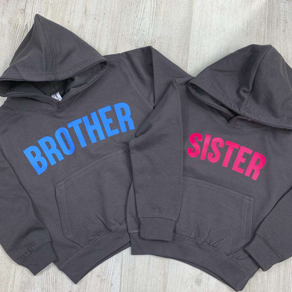 Brother & Sister Matching Hoodies for Kids - Manhattan Crew Sweatshirts (1-13 Years) | MRK X | Perfect for Family Photos & Twin Outfits