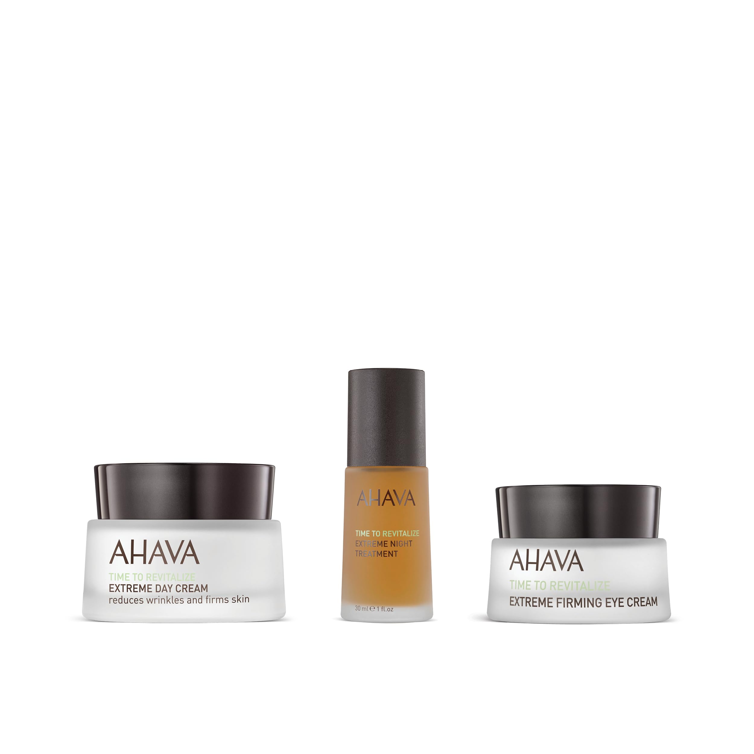 AHAVA Extreme Skincare Set - Day Cream, Night Treatment & Firming Eye Cream for Dry & Mature Skin | Anti-Aging & Hydrating Routine | Perfect for Winter Care & Nighttime Regimen