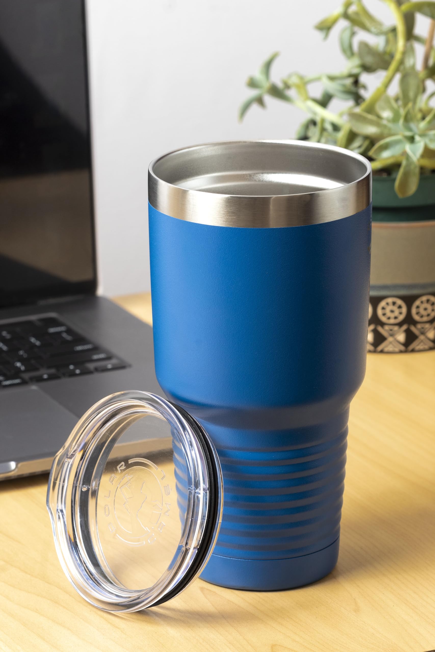 LaserGram 30oz Vacuum Insulated Stainless Steel Tumbler Mug with Personalized Engraving - Old Farm Tractor Design (Black) - Perfect for Coffee, Tea & Cold Drinks at Work, Travel or Outdoor Activities