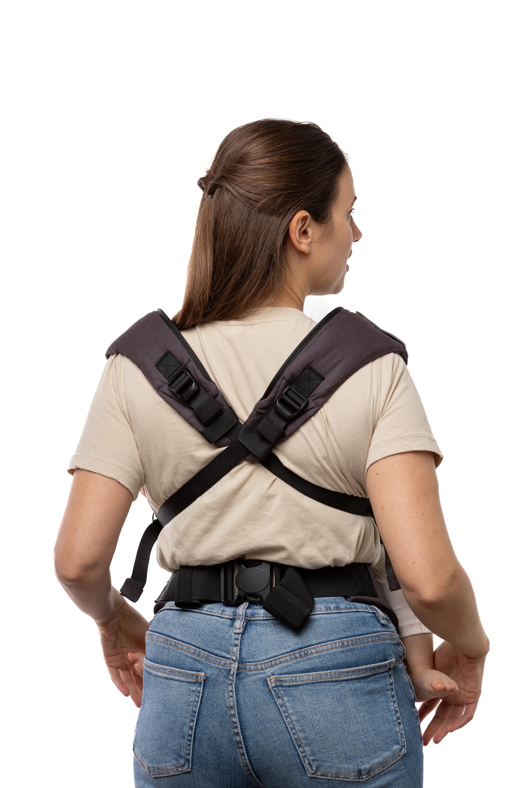 Premium Boba X Baby Carrier in Charcoal - Ergonomic, Hands-Free Infant Carrier for Hiking, Travel & Everyday Use - Comfortable & Adjustable for Newborns to Toddlers