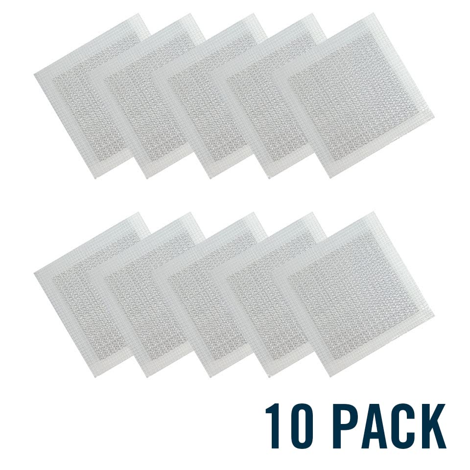 10 Pack 4x4 Inch Drywall Repair Patches - Self-Adhesive Wall Hole Fixing Kit for Home & Office - Perfect for Plaster, Sheetrock, and Drywall Damage Repair