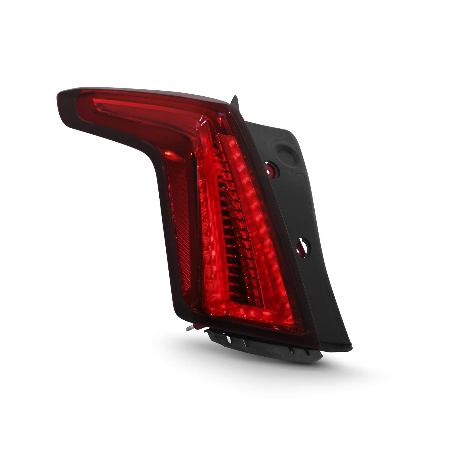 AKKON Full LED Tail Lights for 2020-2022 Cadillac XT5 - OE Style Dark Red Housing - Left Driver Side Assembly - Upgrade Your Car's Rear Lighting for Enhanced Safety & Style