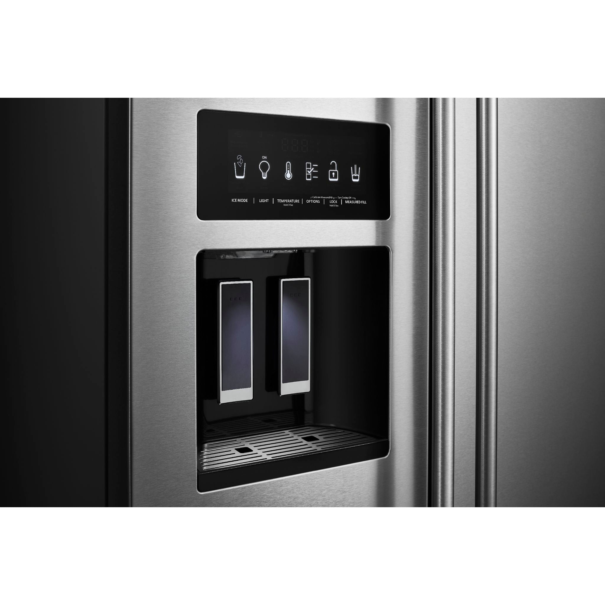 KitchenAid KRSC700HPS Counter Depth Refrigerator - 36 Inch Stainless Steel French Door Fridge with Adjustable Shelves | Perfect for Modern Kitchens, Entertaining & Large Family Storage