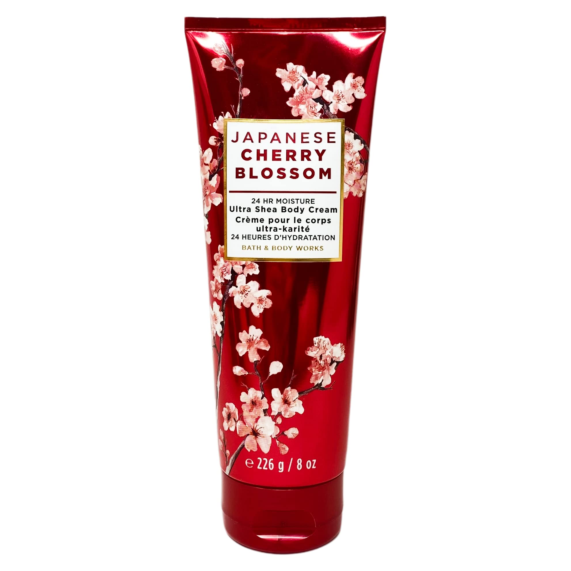 Bath & Body Works Japanese Cherry Blossom 2-Piece Gift Set - Full Size Body Cream & Body Scrub for Smooth Skin | Perfect Gift for Women, Self-Care & Spa Day at Home