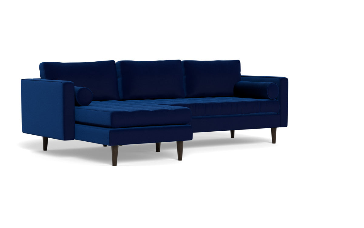 Ladybird 102 Left Chaise Sectional Sofa - Modern L-Shaped Couch with Chaise Lounge, Soft Fabric Upholstery, Comfortable Living Room Furniture for Small Spaces, Apartments & Home Theater Seating