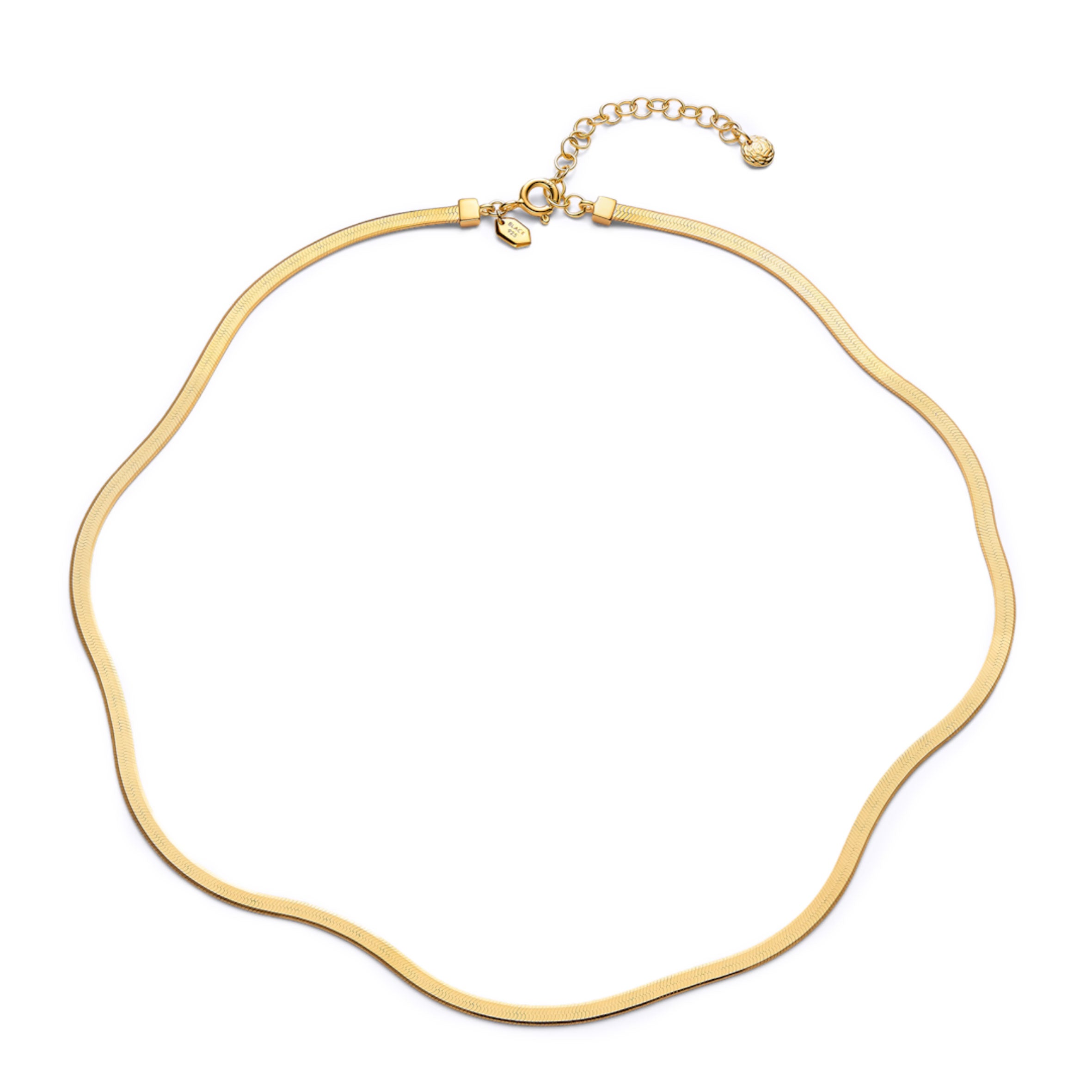 Maria Black Mio Chain Gold Necklace - Elegant 18K Gold Plated Layering Chain for Women | Perfect for Everyday Wear, Layering & Special Occasions