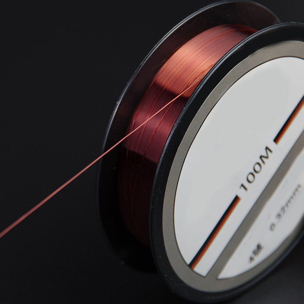 Premium Monofilament Fishing Line 100M - Strong & Abrasion Resistant Mono Wire for Sea Fishing - Ideal for Saltwater, Freshwater, Surf Casting and Boat Fishing Tackle
