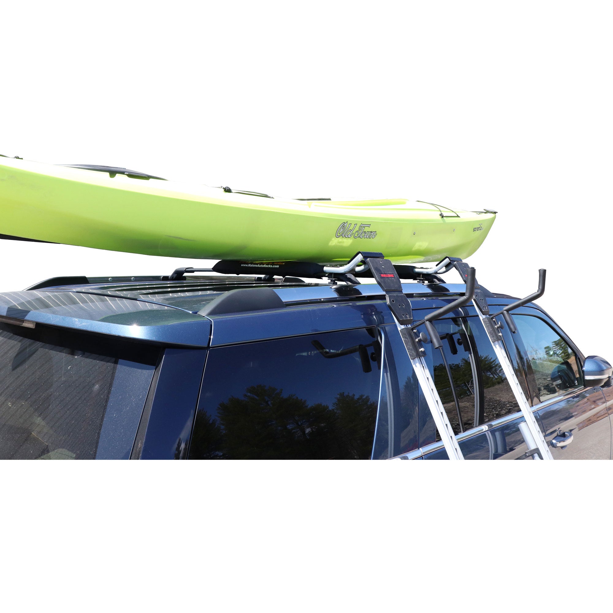 Malone Telos XL Universal Kayak Load Assistant - Heavy Duty Kayak Carrier for Cars, SUVs & Trucks - Easy to Install Roof Rack System for Secure Transport - Perfect for Fishing, Camping & Outdoor Adventures