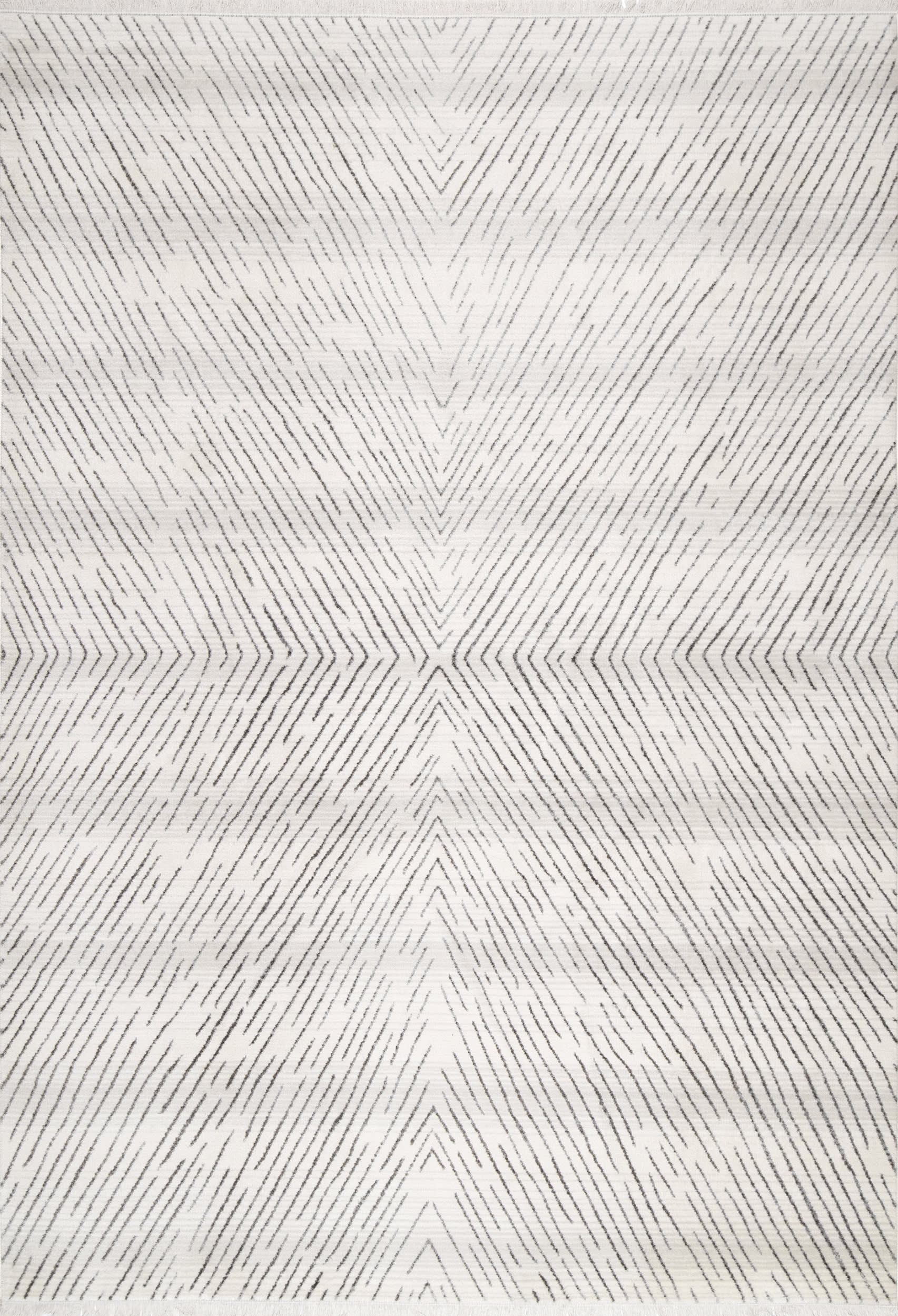Stylish Beige Broken Chevrons Area Rug - Soft & Durable for Living Room, Bedroom & Office Decor