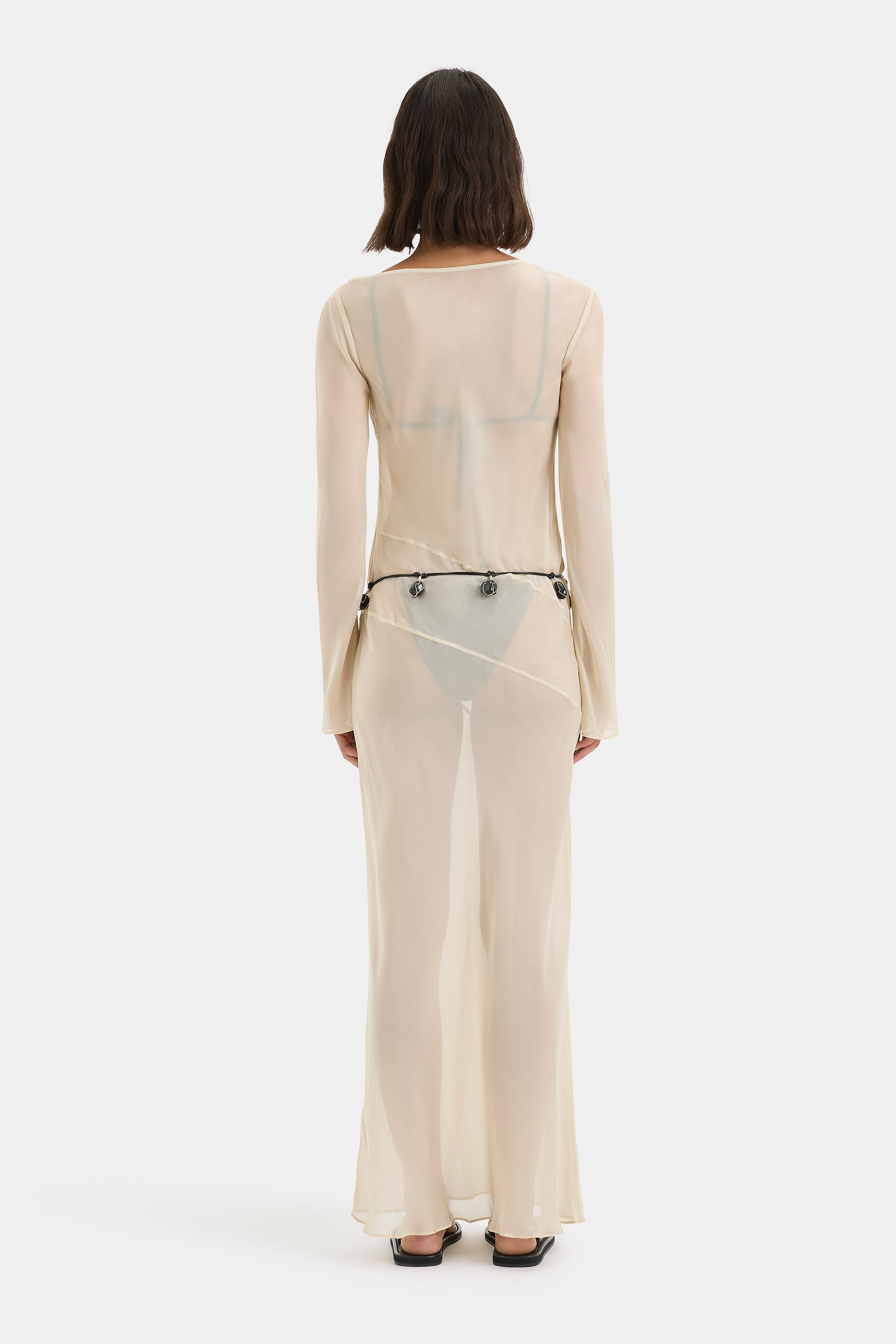 Elegant Strobe Long Sleeve Party Dress for Women - Perfect for Evening Events, Cocktail Parties & Date Nights