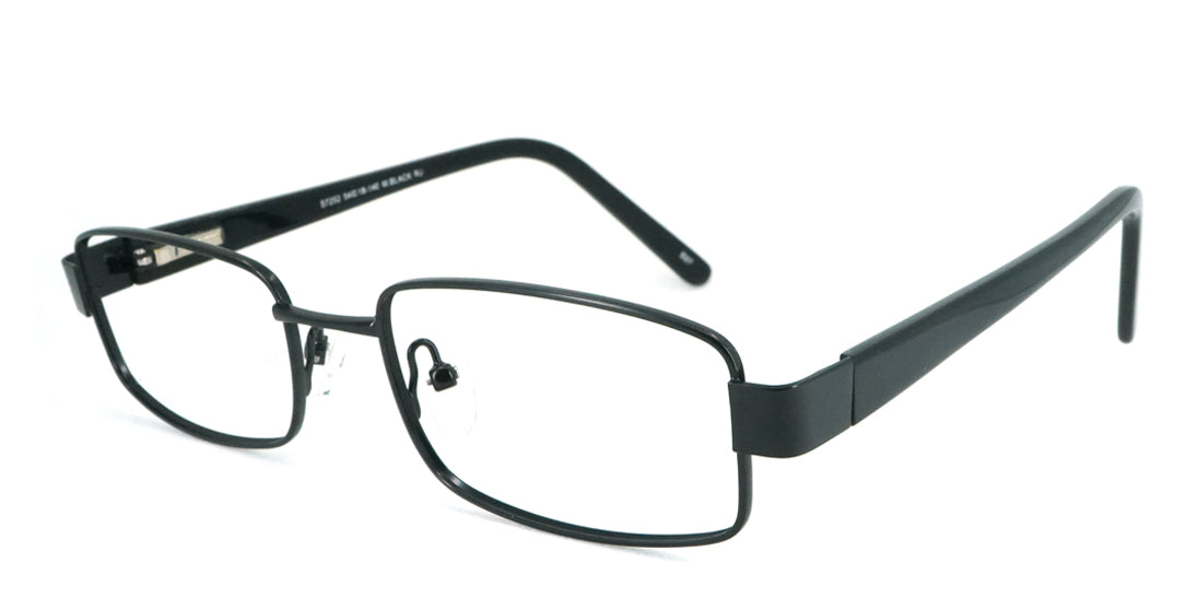 Premium Rectangular Metal Plastic Reading Glasses Frame S7252 - Lightweight Durable Eyewear for Reading, Office & Daily Use