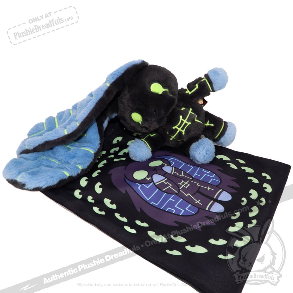 Plushie Dreadfuls Nyctophobia Rabbit - Soft Stuffed Animal Toy for Anxiety Relief & Comfort | Perfect for Nighttime Fears, Therapy, and Cuddling