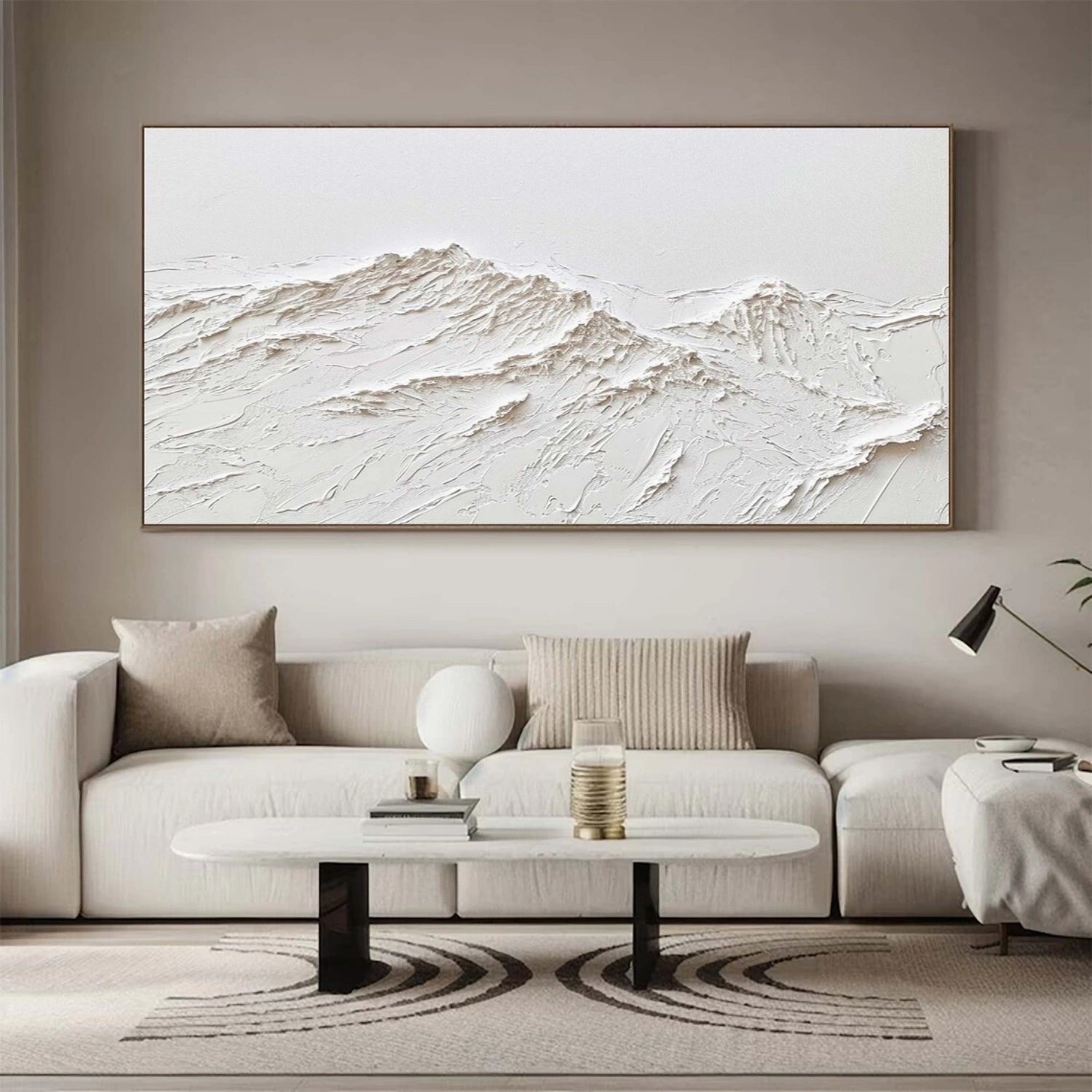 Minimalist Textured Plaster Art Painting - Modern Abstract Wall Decor #MM304 | Perfect for Living Room, Bedroom & Office