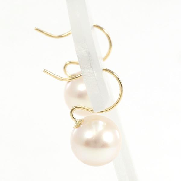 18K Yellow Gold Pearl Earrings for Women – Classic Elegant Stud Earrings – Perfect for Weddings, Parties & Gifts