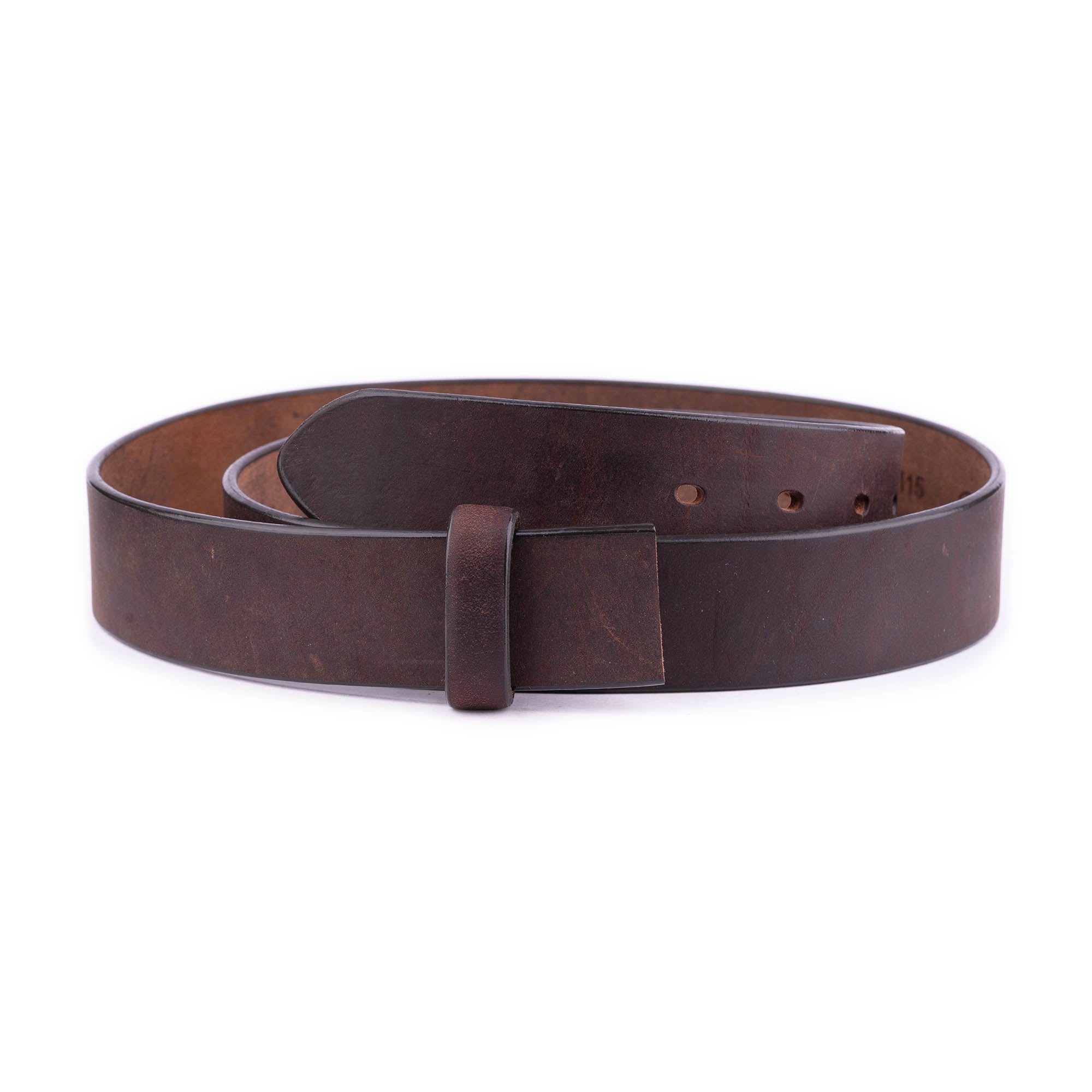 Genuine Brown Full Grain Leather Belt Strap - Replacement Strap for Cartier Buckles - Women's Fashion Accessory - Perfect for Office, Casual Wear & Special Occasions