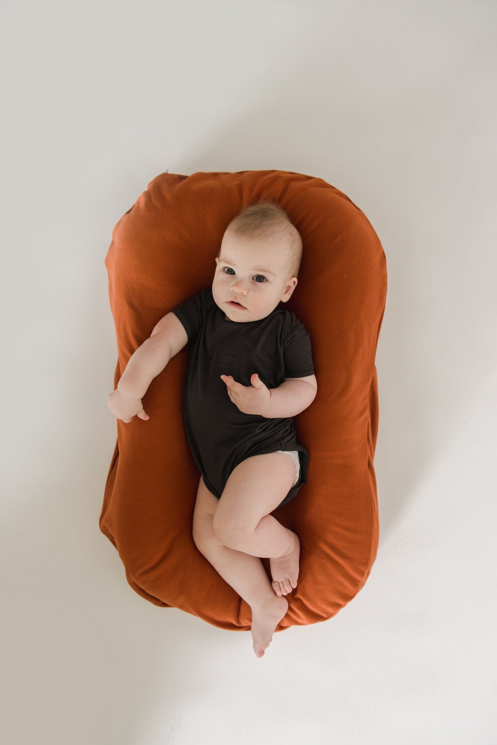 Organic Cotton Cover for Snuggle Me Infant Lounger - Soft & Breathable Baby Nest Cushion Protector - Perfect for Nursery, Playtime & Co-Sleeping