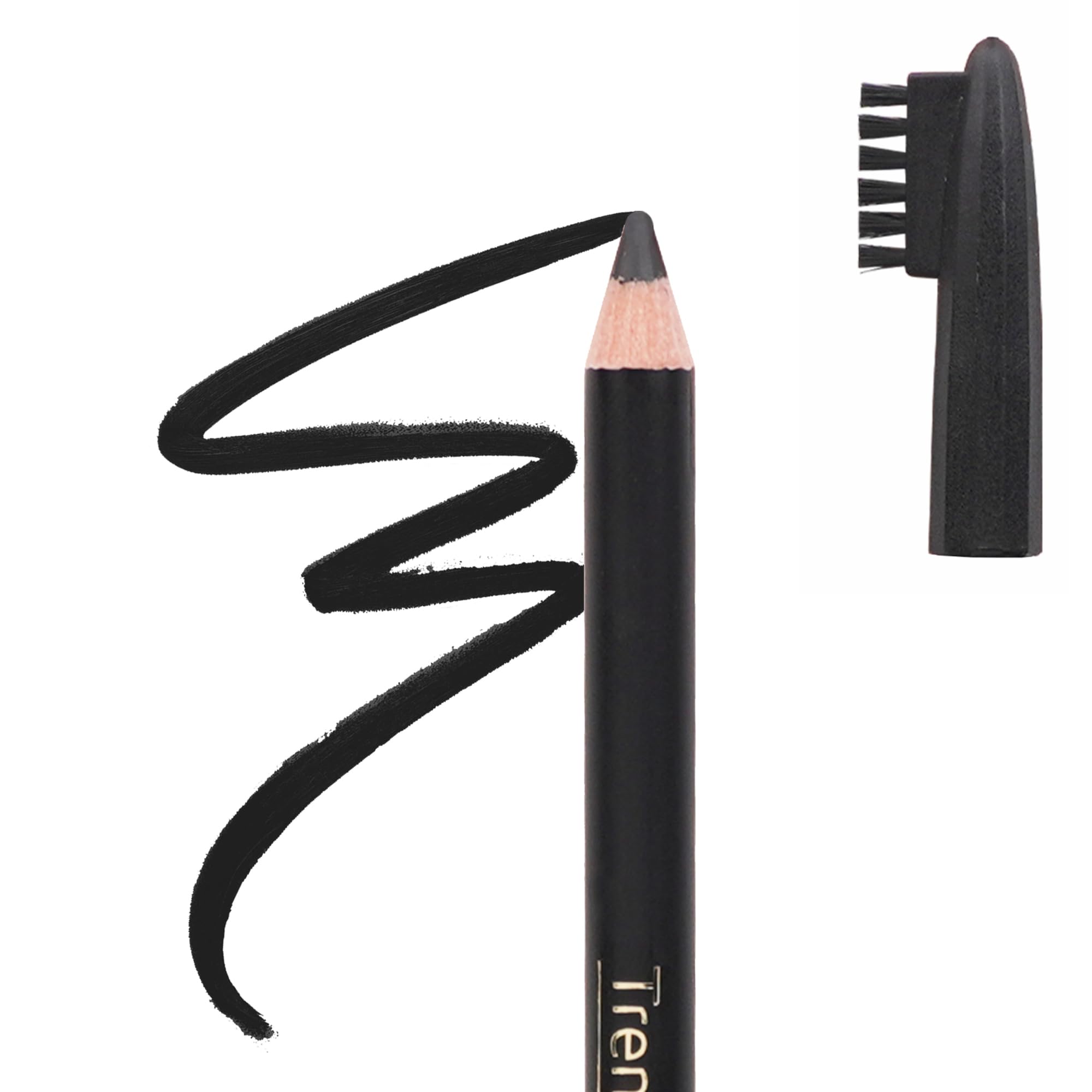 Waterproof Eyebrow Pencil - Black (12 Pack) for All-Day Wear