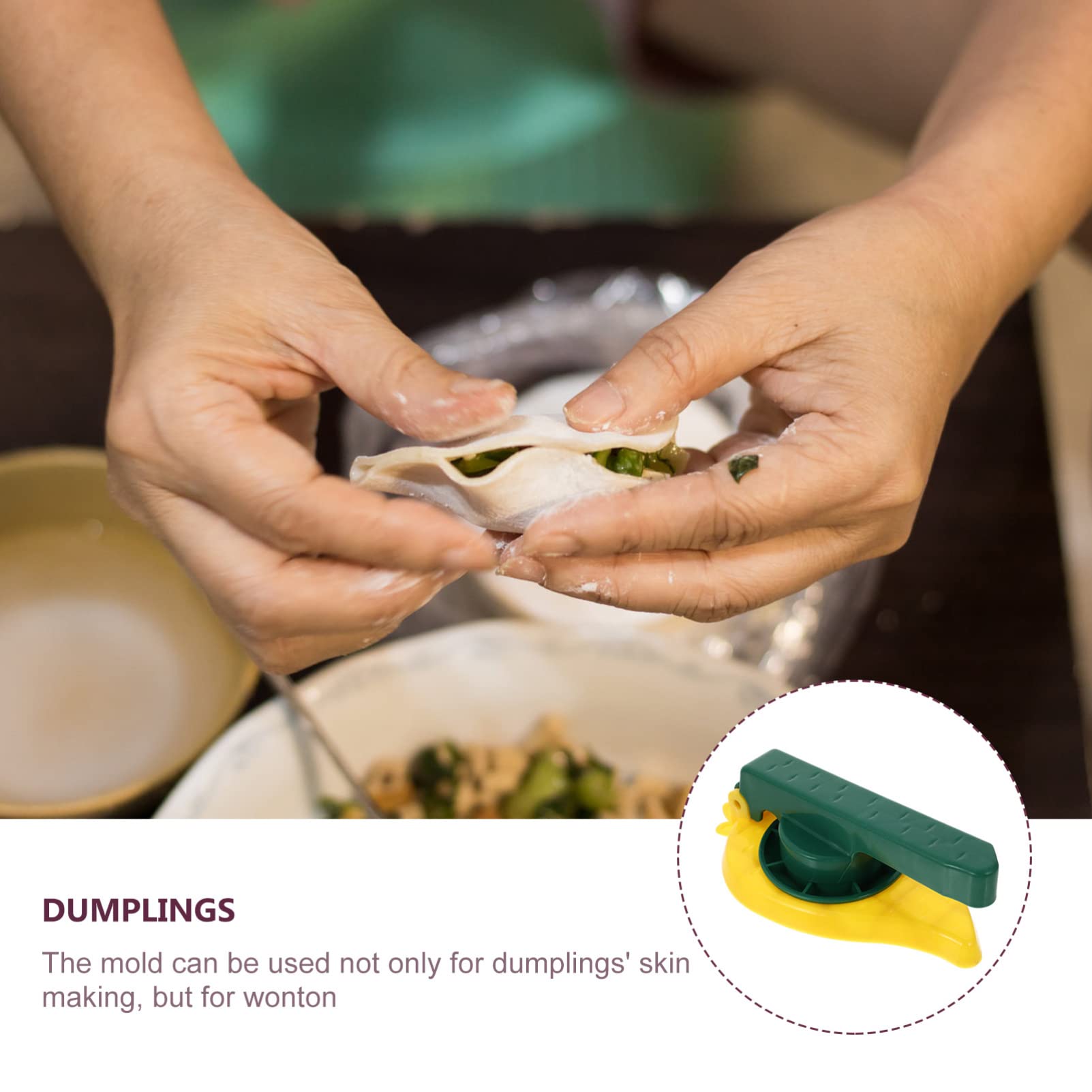Dumpling Wrapper Press Tool - Stainless Steel Dumpling Maker Mold for Homemade Dumplings, Wonton & Gyoza Wrappers | Perfect for Asian Cooking, Family Meal Prep & DIY Dumpling Parties
