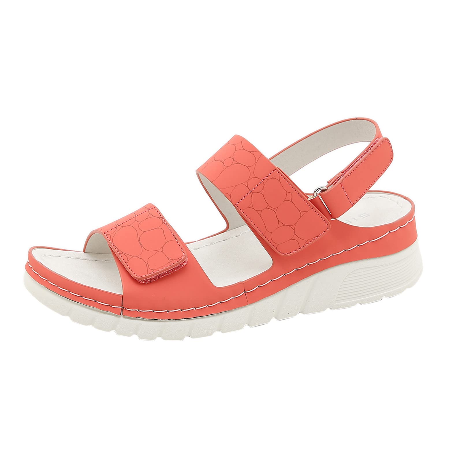 Women's Summer Sandals Size 8.5 - Bohemian Beach Wedge Sandals for Women | Fashion Casual Ladies Shoes for Vacation, Poolside & Outdoor Activities