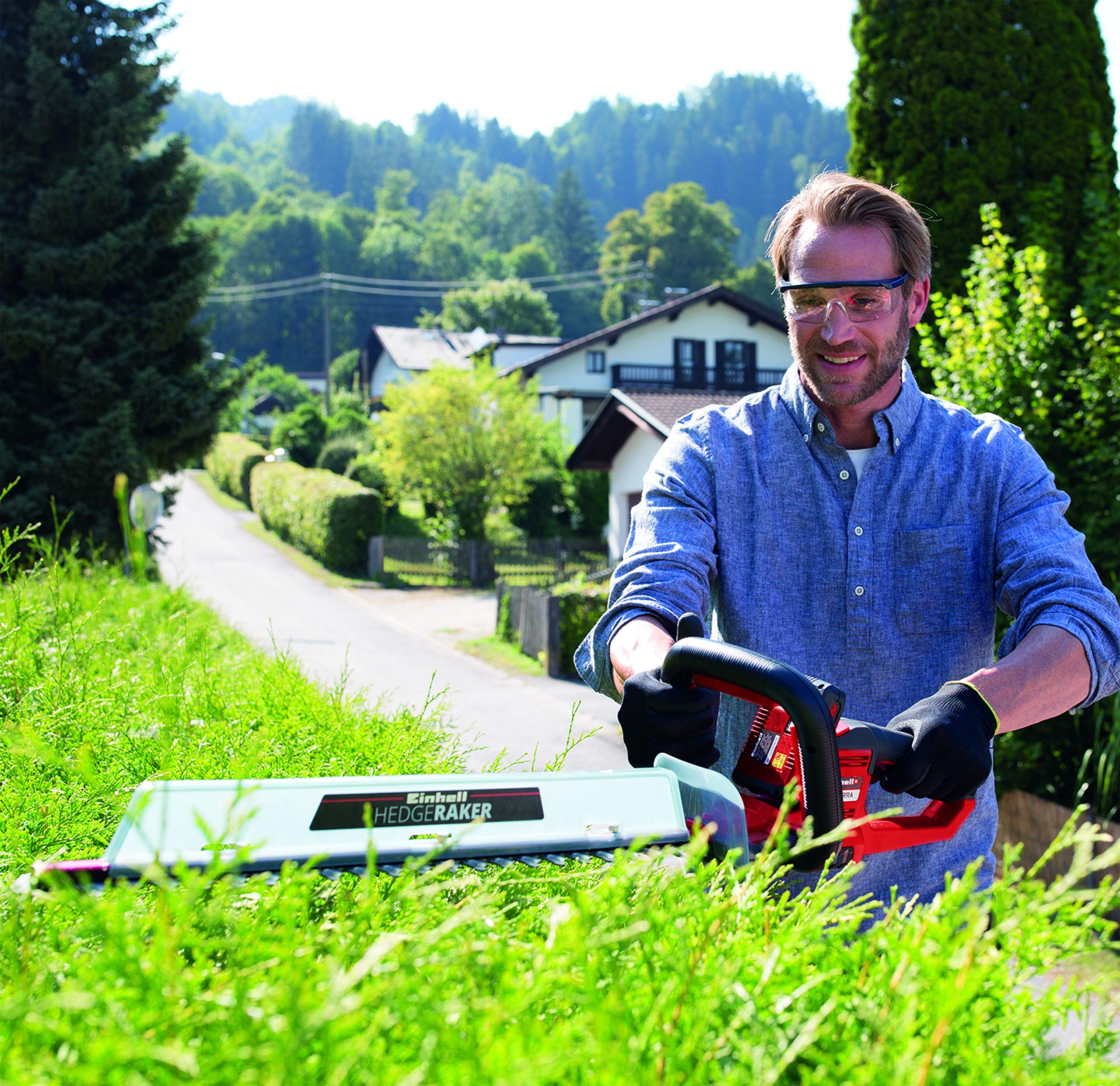 Einhell Arcurra Hedge Raker - Cordless Garden Trimmer Tool (Battery & Charger Sold Separately) | Perfect for Shaping Hedges, Bushes & Landscaping in Backyards