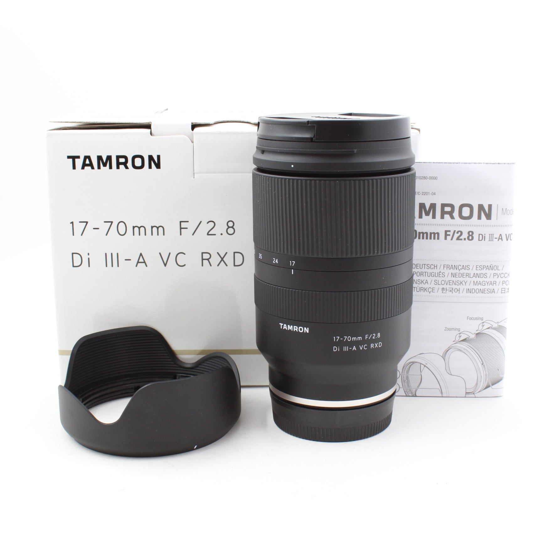 Tamron 17-70mm f/2.8 Di III-A VC RXD Lens for Sony E Mount - Like New Open Box - Perfect for Portrait, Travel & Street Photography