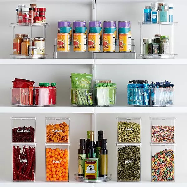 iDesign The Home Edit Kitchen Storage Organizer - Space Saving Drawer & Cabinet Organizers for Pantry, Spices, Utensils - Perfect for Small Kitchens & Decluttering