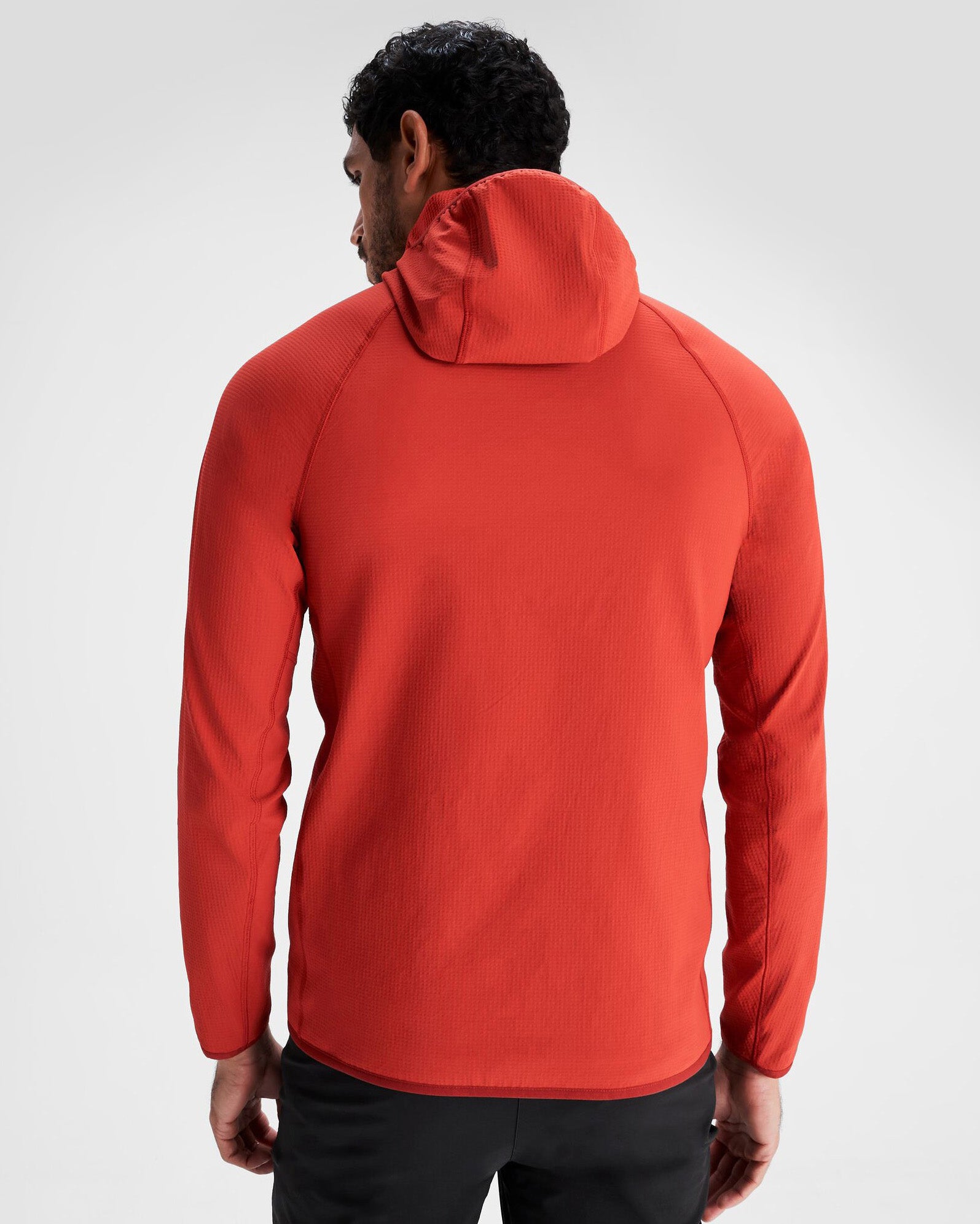 Men's Aysen Hooded Fleece Jacket - Spicy Chilli Pepper Red - Warm Winter Outdoor Coat for Hiking, Camping & Casual Wear