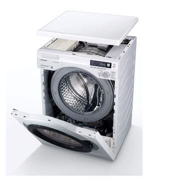 Hitachi BD W90AV 9kg Inverter Front Load Washing Machine - Energy Efficient, Quiet Operation - Perfect for Apartments, Laundromats & Small Homes