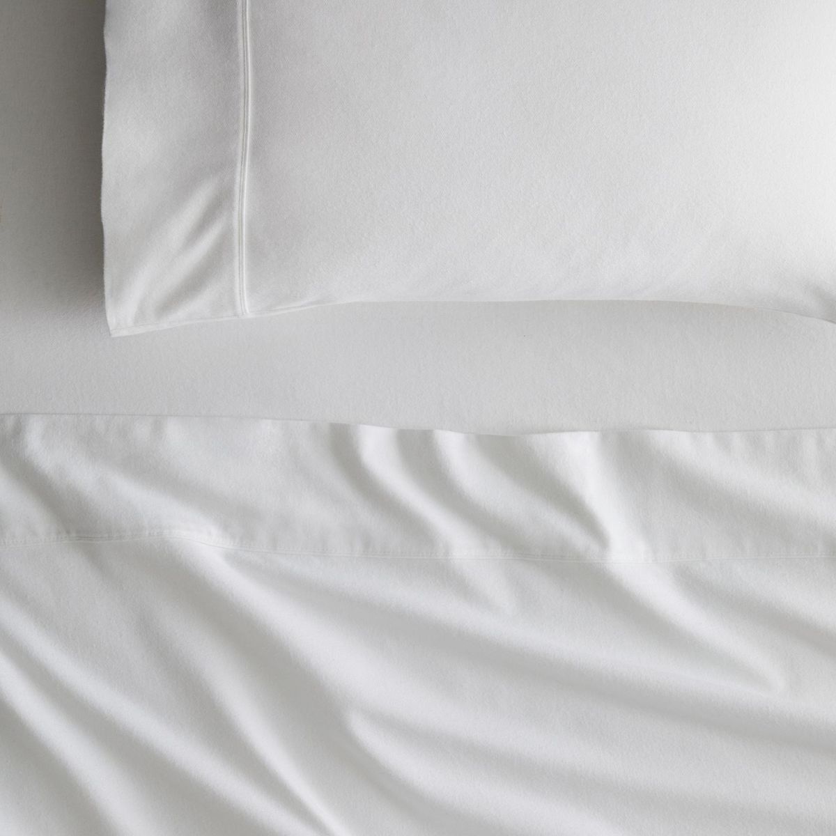 Sheridan White Flannelette Sheet Set - Ultra Soft & Cozy Bedding for Winter Warmth & Comfort