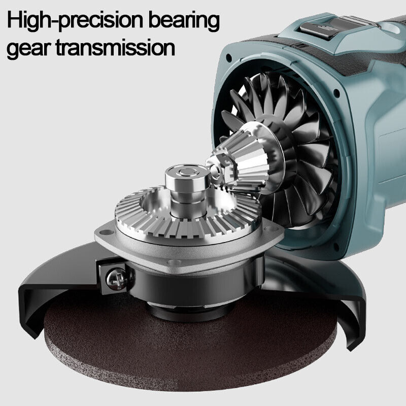 125mm Brushless Angle Grinder - Cordless Cutting & Polishing Tool for Makita 18V Battery - Perfect for Metalworking, Wood Cutting & DIY Projects