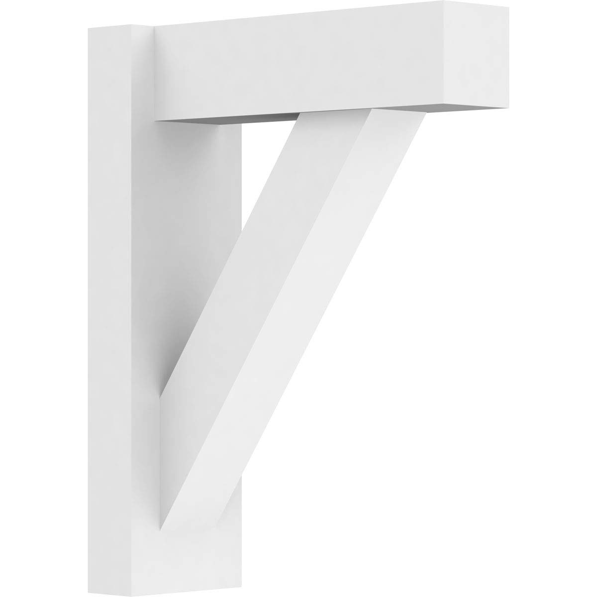Ekena Millwork OUTP05X14X18TRA05 Traditional Architectural Grade PVC Outlooker with Block Ends - 5