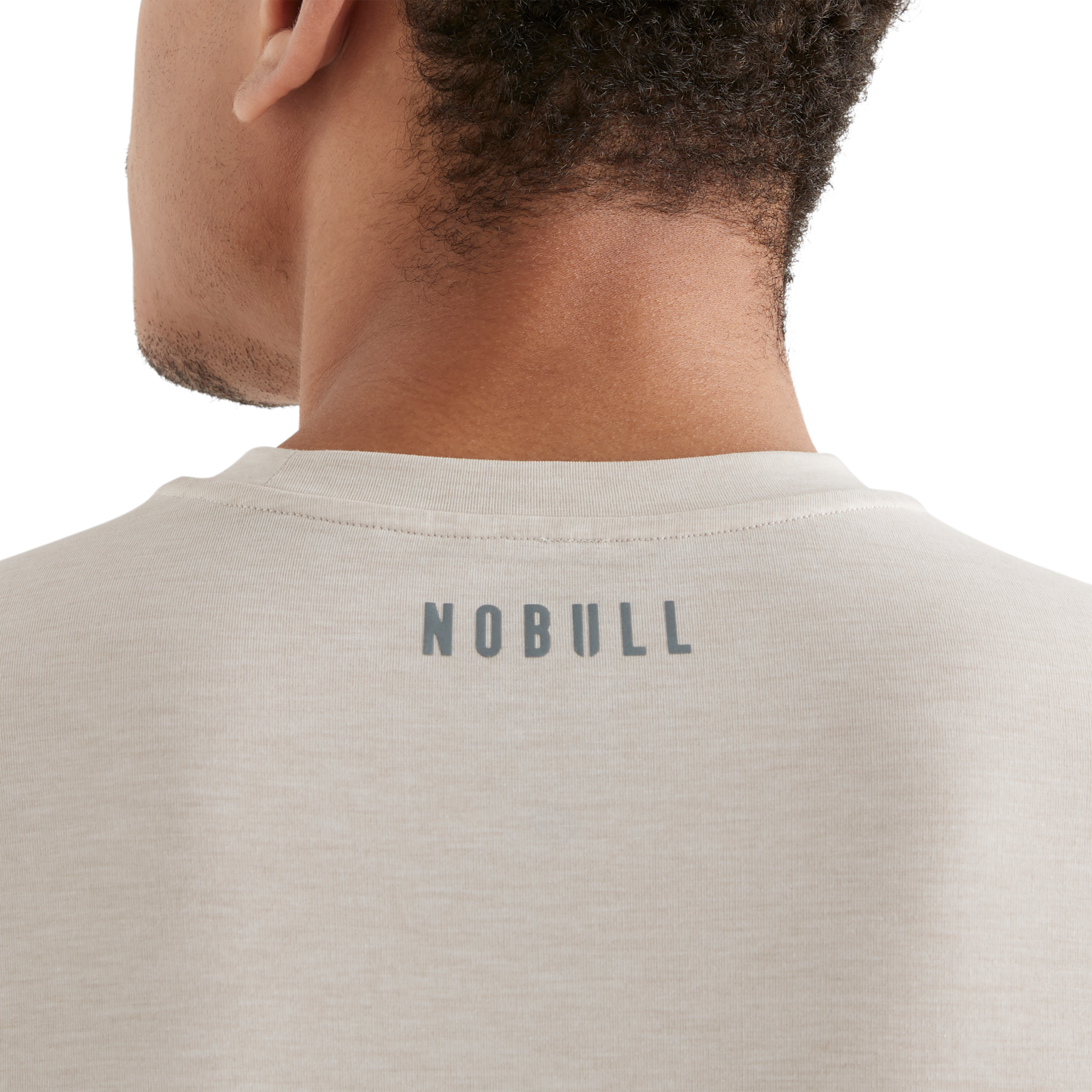 Men's Horns Graphic T-Shirt in Oatmeal - Soft Cotton Casual Tee for Everyday Wear & Street Style Outfits