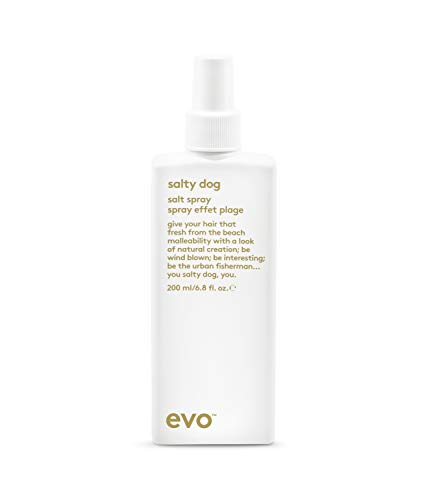 EVO Salty Dog Salt Spray for Textured Beach Waves - Volumizing Hair Spray with Natural Matte Finish - Perfect for Beachy, Messy & Boho Hairstyles