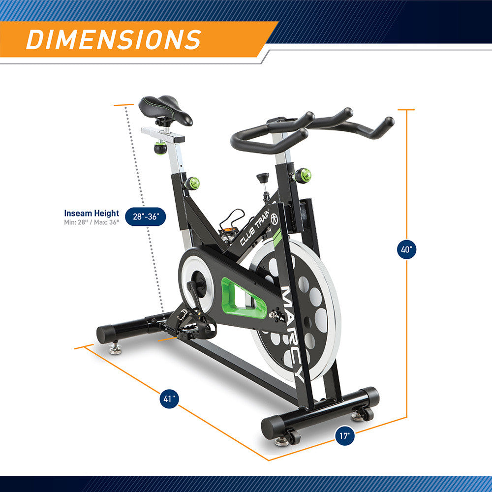 Marcy Revolution Cycle XJ 3220 - Premium Indoor Cycling Exercise Bike for Home Gym Workouts | Perfect for Cardio Training, Weight Loss & Fitness Enthusiasts